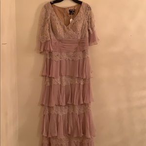 Chiffon terani gown